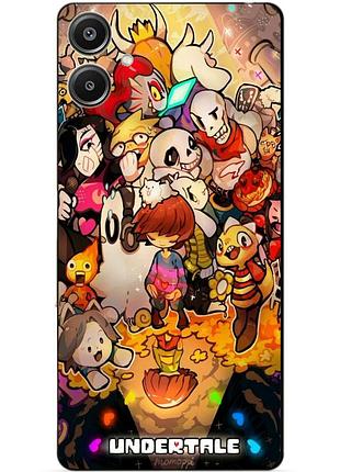 Силіконовий чохол бампер для samsung a07 з малюнком андертейл undertale