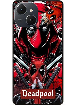 Силіконовий чохол бампер для tecno spark 40c з малюнком deadpool дедпул
