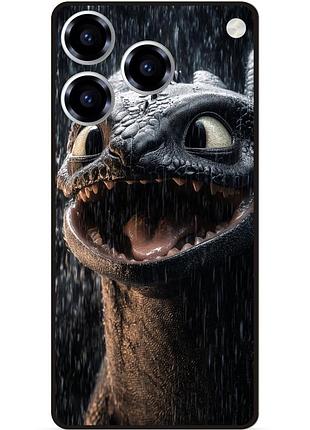 Силіконовий чохол бампер для zte blade a76 з малюнком как приручить дракона