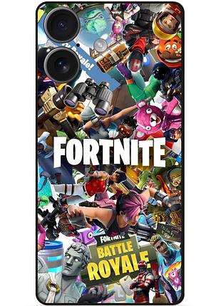 Силіконовий чохол бампер для huawei honor 400 з картинкою fortnite фортнайт