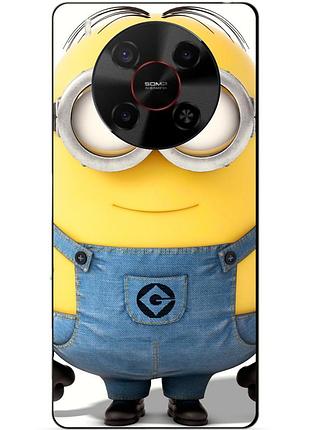 Силиконовый бампер чехол для zte nubia v70 max с рисунком миньон стюарт minion