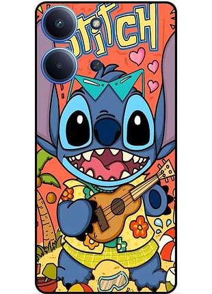 Чехол силиконовый бампер для xiaomi poco c85 с картинкой стич stitch