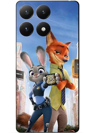 Чехол силиконовый бампер для motorola edge 60 pro с рисунком джуди зверополис zootopia