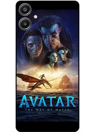 Силиконовый чехол бампер для samsung a07 с рисунком аватар avatar