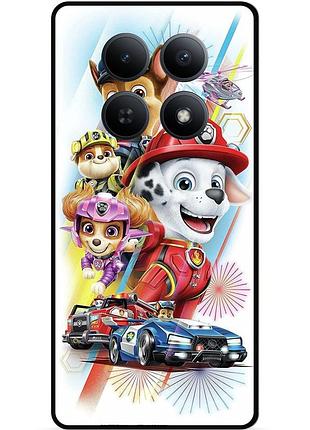 Силіконовий чохол бампер для xiaomi redmi note 15 5g з малюнком щенячий патруль