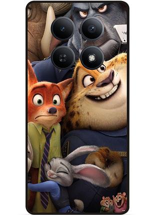 Силіконовий чохол бампер для xiaomi redmi note 15 5g з малюнком звірополіс zootopia