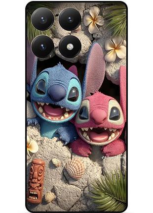 Силіконовий бампер чохол для motorola moto g86 power стіч stitch
