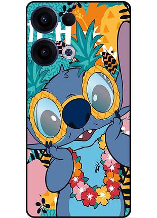 Силіконовий бампер чохол для oppo reno 13 з малюнком стіч stitch