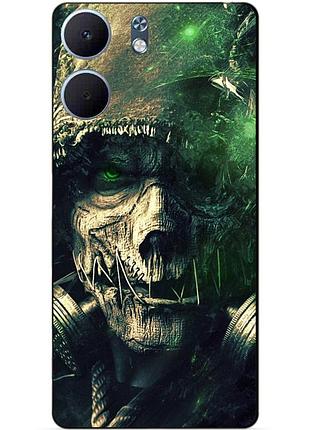 Чехол силиконовый бампер для oppo a5x с рисунком сталкер пугало джо́натан крейн бэтмен
