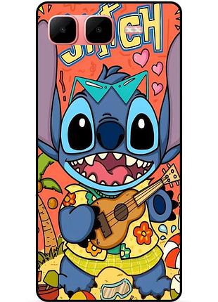 Чехол силиконовый бампер для infinix smart 10 plus с картинкой стич stitch