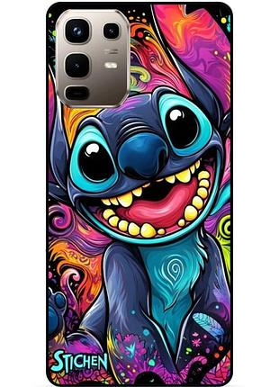 Силіконовий бампер чохол для infinix note 50 pro (x6855) з малюнком стіч stitch