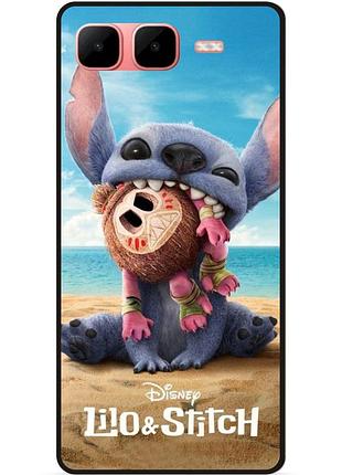 Силиконовый чехол бампер для infinix smart 10 plus лило и стич stitch
