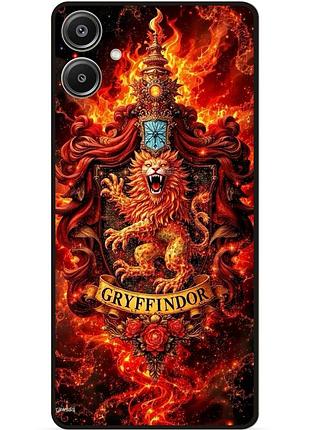 Силиконовый бампер чехол для samsung a07 с рисунком гриффиндор gryffindor гарри поттер harry potter