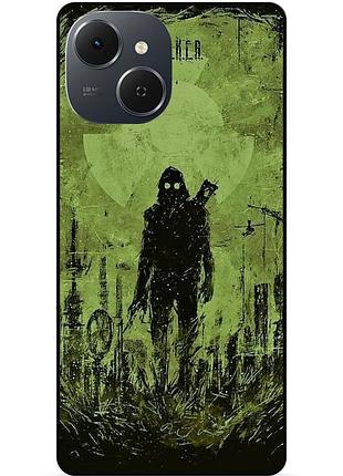 Силиконовый чехол бампер для tecno spark 40c с рисунком stalker 3
