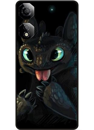 Силіконовий чохол бампер для zte nubia neo 2 5g з малюнком как приручить дракона
