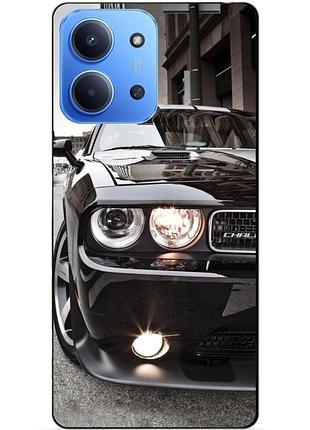 Чехол силиконовый бампер для xiaomi redmi 15c с рисунком dodge додж машина авто