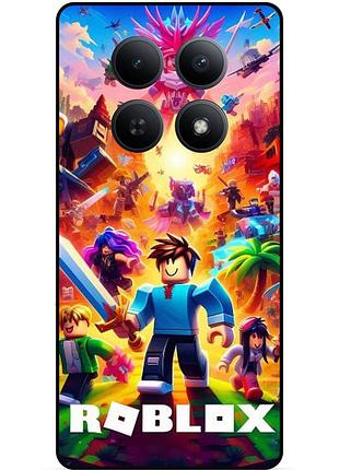 Силіконовий чохол бампер для xiaomi redmi note 15 pro 5g з картинкою роблокс roblox