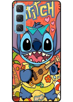 Чехол силиконовый бампер для infinix hot 60 pro (x6885) с картинкой стич stitch