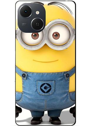 Силиконовый чехол бампер для tecno spark 40c с рисунком миньон стюарт minion