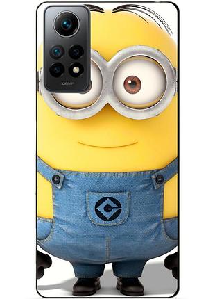 Силіконовий чохол бампер для xiaomi mi 10t з малюнком міньйон стюарт minion