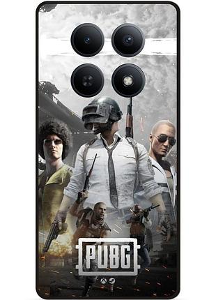 Силиконовый чехол бампер для xiaomi redmi note 15 pro 5g с картинкой puвg пабг