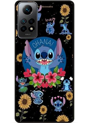Силиконовый чехол бампер для xiaomi mi 10t с картинкой стич stitch