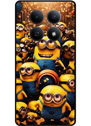 Силіконовий чохол бампер для xiaomi redmi note 15 pro 4g з малюнком міньйони minion