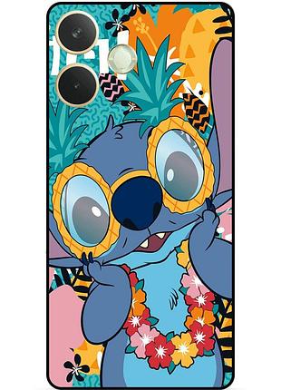 Силиконовый бампер чехол для oppo a5 pro с рисунком стич stitch