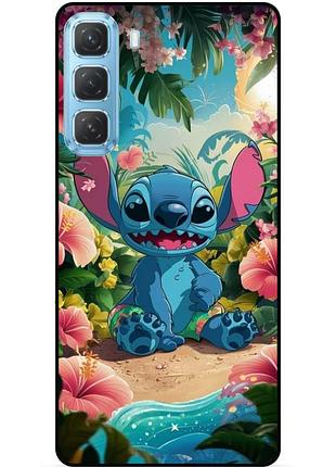 Чехол силиконовый бампер для infinix hot 60i (x6728) с рисунком stitch стич