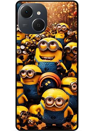 Силиконовый чехол бампер для tecno spark 40c с рисунком миньоны minion 2