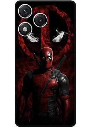 Силиконовый чехол бампер для huawei honor 400 lite с рисунком deadpool дэдпул