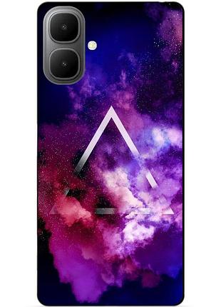 Силіконовий чохол бампер для infinix smart 10 з малюнком космос галактика