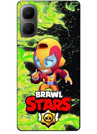 Чехол силиконовый бампер для infinix smart 10 с героем бравл макс brawl