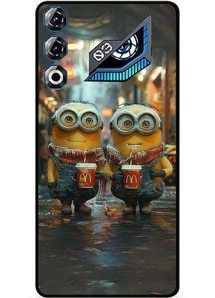 Силиконовый чехол бампер для zte nubia neo 3 gt 5g с картинкой миньоны minion