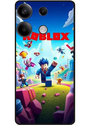 Силиконовый чехол для infinix note 30 pro (x678b) с картинкой roblox роблокс