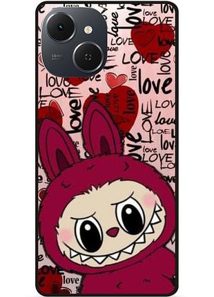 Силиконовый чехол бампер для tecno spark 40c с рисунком labubu 1