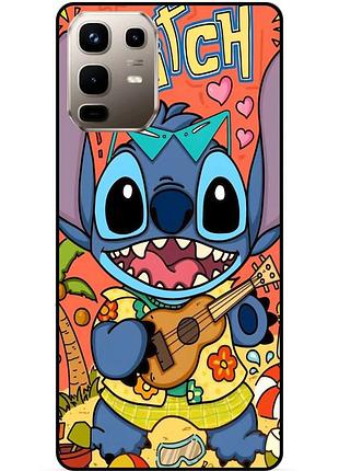 Чехол силиконовый бампер для infinix note 50 (x6858) с картинкой стич stitch