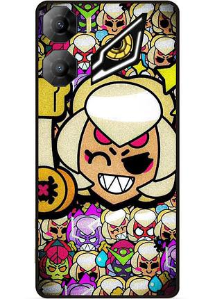 Силиконовый бампер чехол для zte nubia neo 3 5g стикеры бравл чарли brawl
