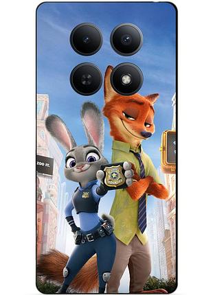 Чехол силиконовый бампер для xiaomi redmi note 15 pro 4g с рисунком джуди зверополис zootopia