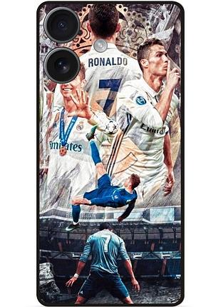 Силиконовый бампер чехол для huawei honor 400 с рисунком роналдо ronaldo