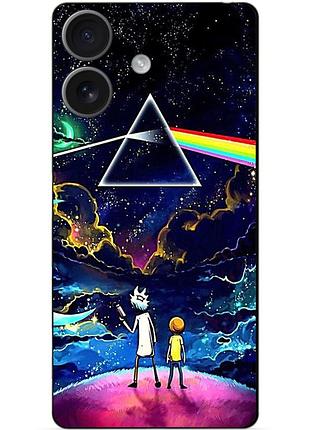 Силиконовый бампер чехол для huawei honor 400 с рисунком рик и морти rick and morty