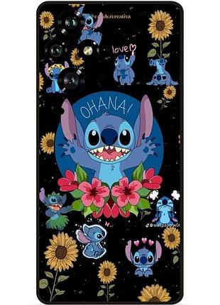 Силиконовый чехол бампер для huawei honor 200 с картинкой стич stitch
