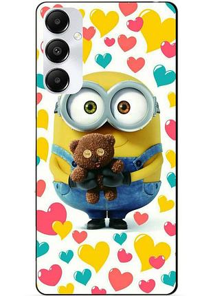 Силиконовый бампер чехол для samsung s25 plus с рисунком миньон боб minion