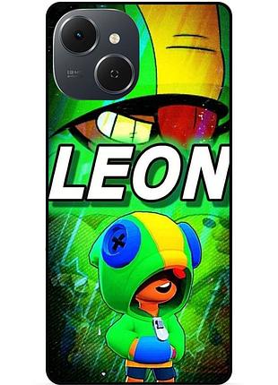 Силіконовий чохол бампер для tecno spark 40c з малюнком brawl leon