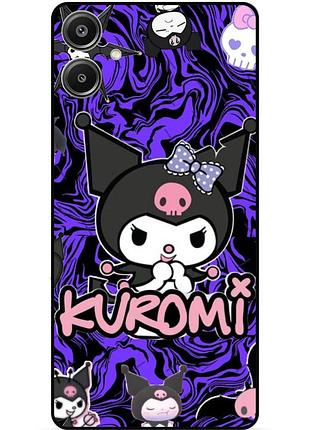 Силиконовый чехол для samsung a07 с рисунком куроми kuromi
