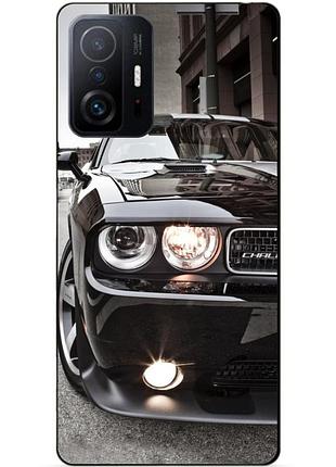 Силіконовий чохол бампер для xiaomi 11t з малюнком dodge додж машина авто