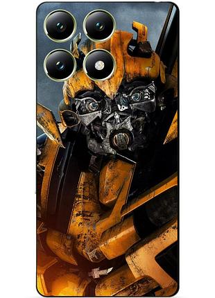 Силіконовий чохол бампер для xiaomi 14t pro з малюнком бамблбі bumblebee трансформери