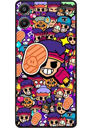 Силіконовий чохол бампер для samsung a05 стікери бравл фэнг brawl
