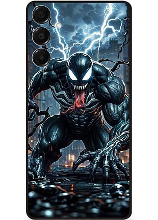 Чехол силиконовый бампер для samsung a17 с рисунком веном marvel venom