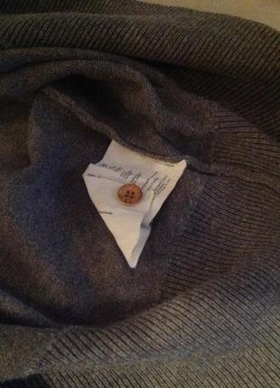 Натуральный свитшот  (пуловер - обманка) с налокотниками бренда esprit, р. 52-547 фото